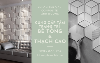 Nên chọn tấm trang trí bê tông hay thạch cao cho ngôi nhà của bạn?