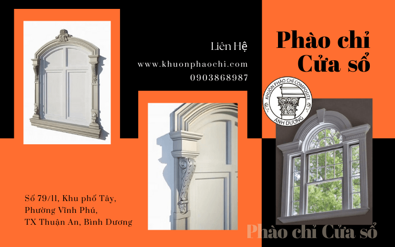 phào chỉ cửa sổ