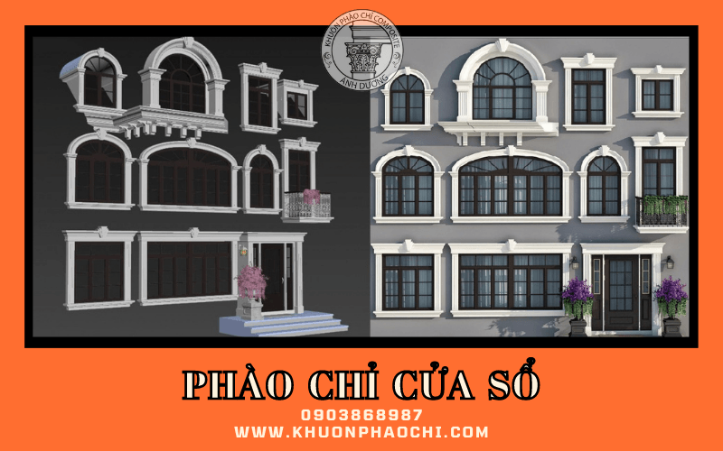 phào chỉ cửa sổ