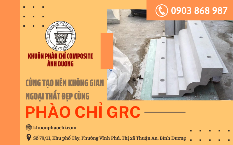 phào chỉ grc