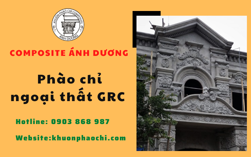 phào chỉ ngoại thất GRC