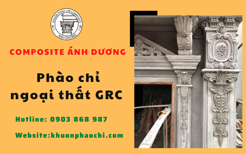 phào chỉ ngoại thất GRC