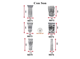 Mẫu phù điêu con sôn 2